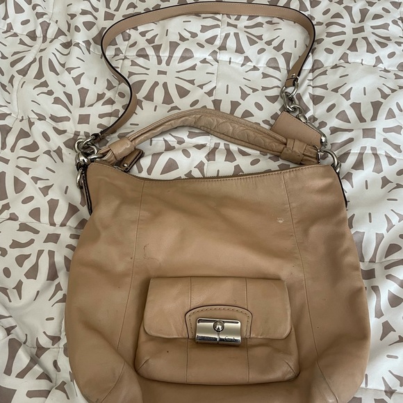 Coach Tan Boho style purse - Picture 1 of 5